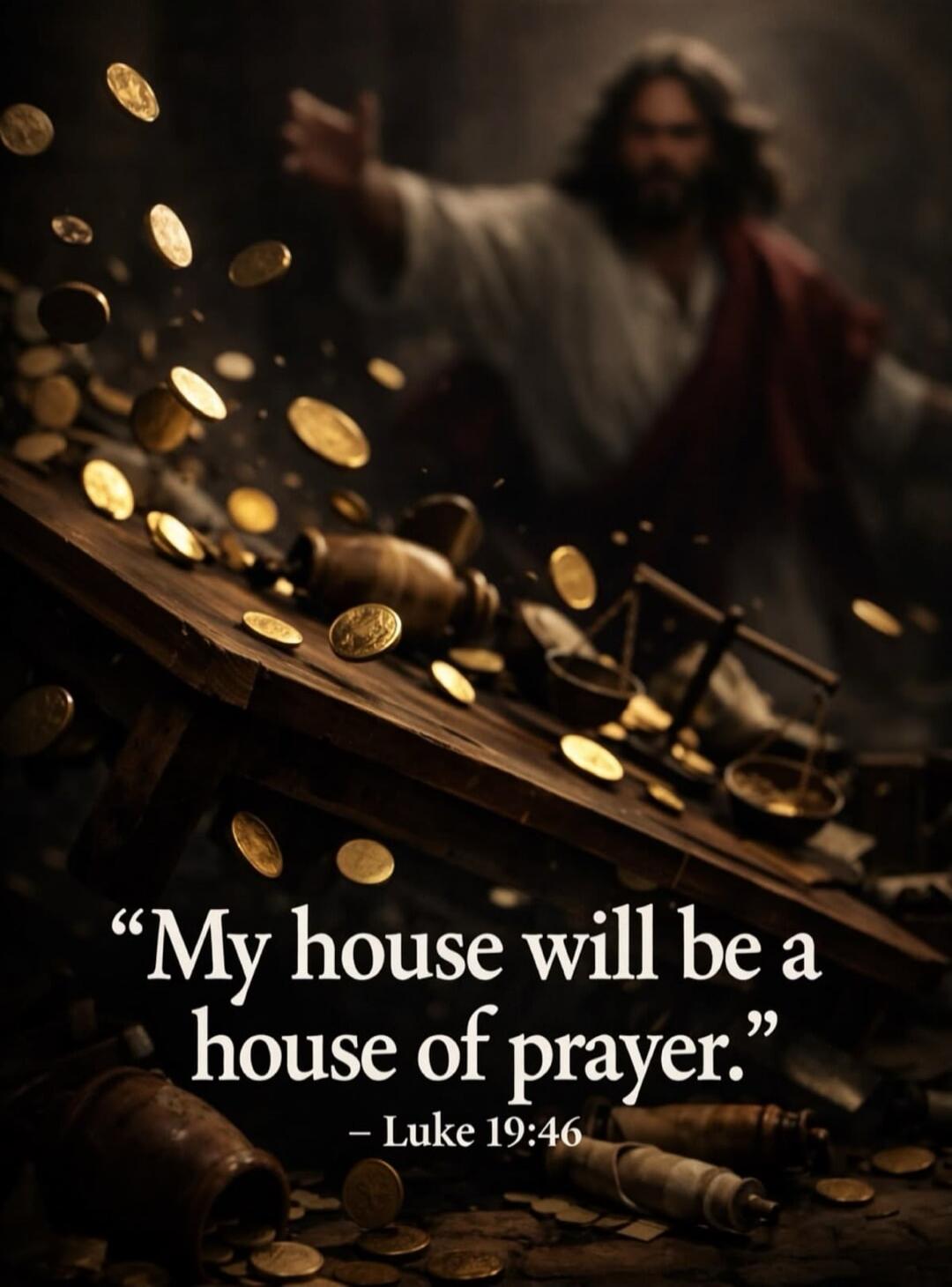 My house will be a house of prayer.