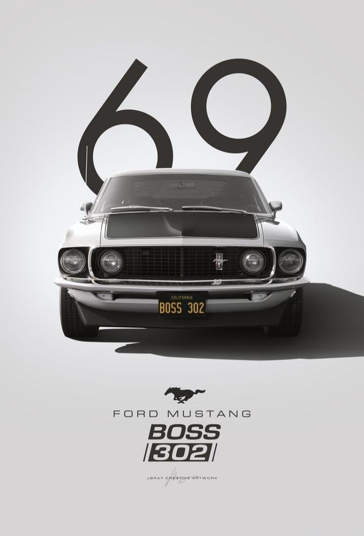 69
FORD MUSTANG
BOSS 302
California
BOSS 302