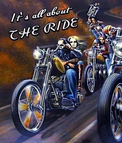 It's all about THE RIDE