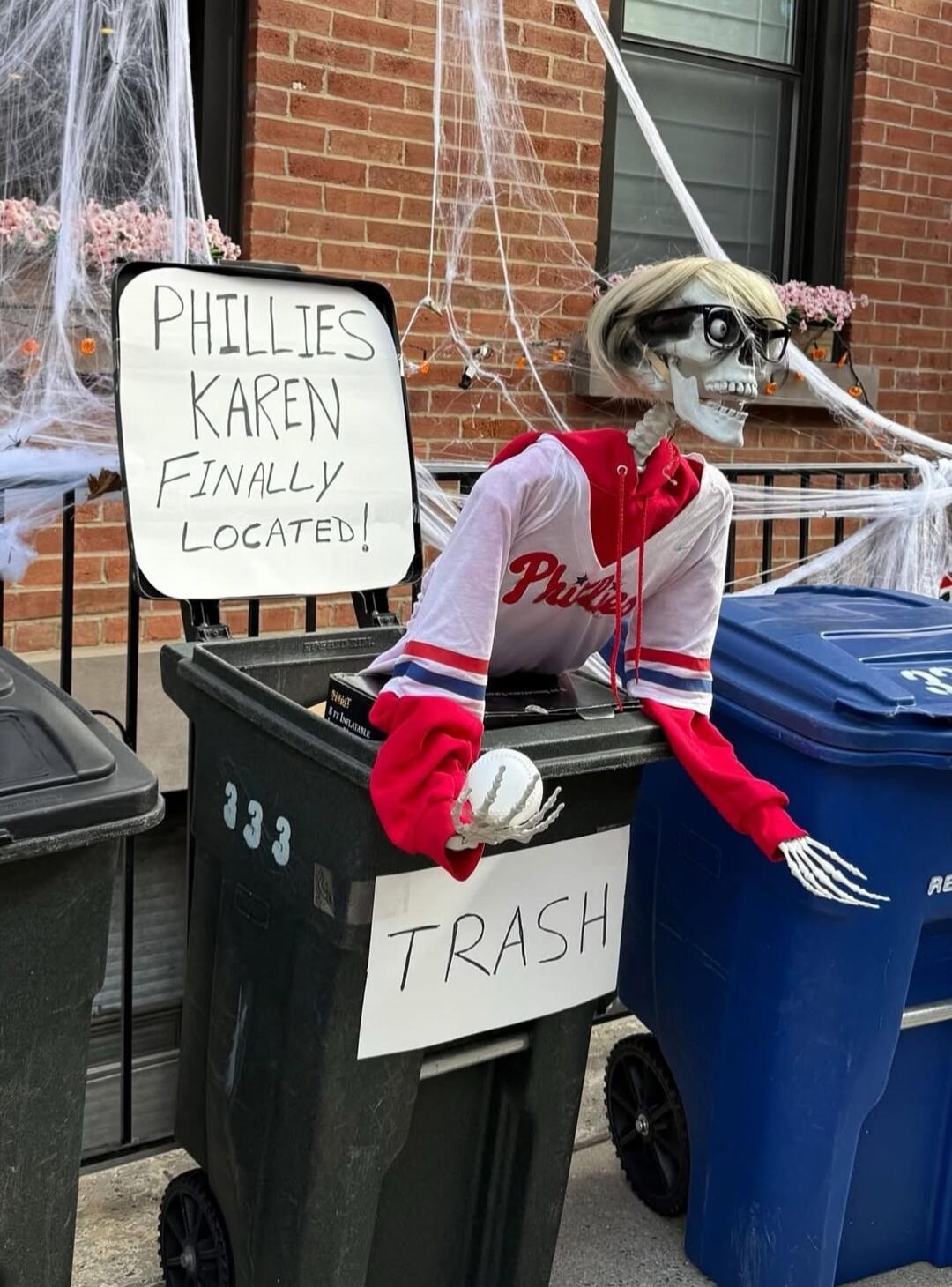 PHILLIES KAREN FINALLY LOCATED!
TRASH