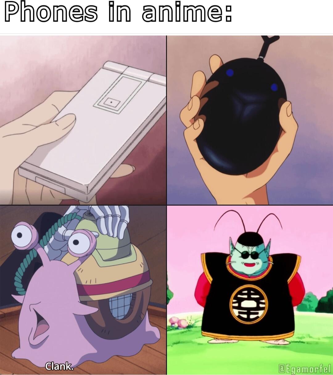 Phones In anime