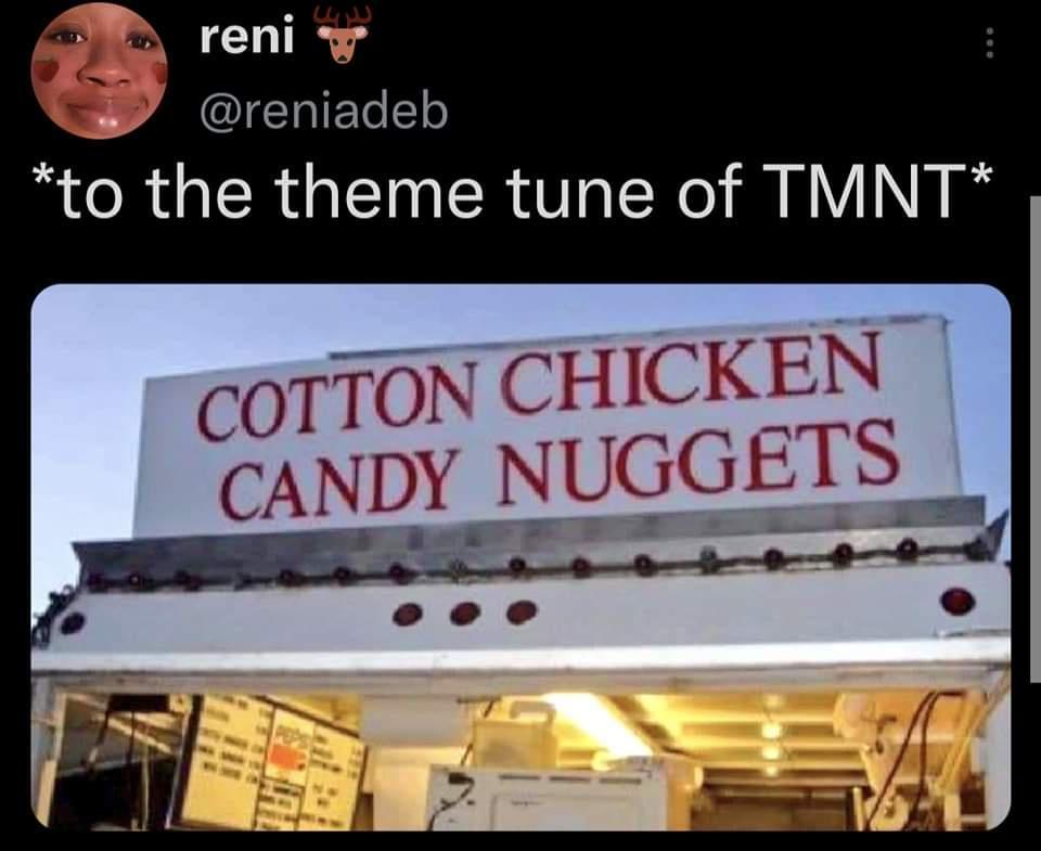 reni QENIETED to the theme tune of TMNT