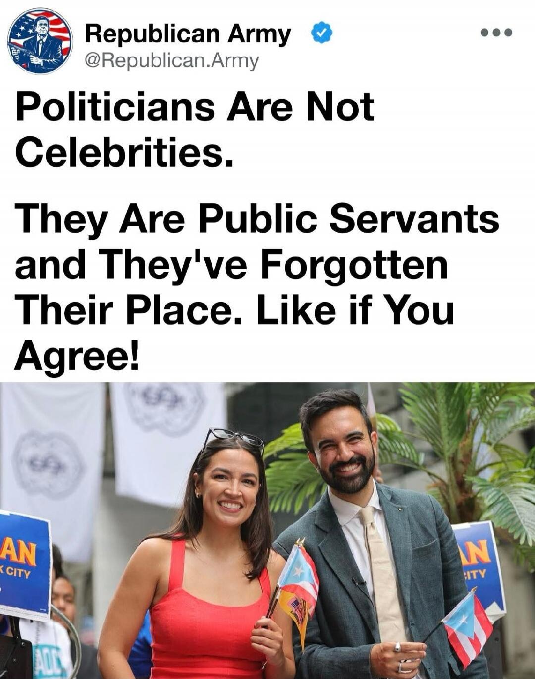 Politicians Are Not Celebrities. They Are Public Servants and They've Forgotten Their Place. Like if You Agree!