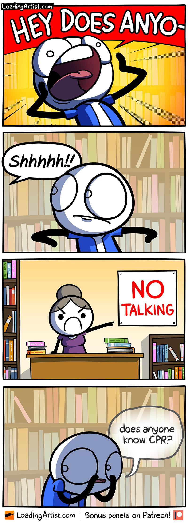 does anyone now CPR LoadingArtistcom Bonus panels on Patreon