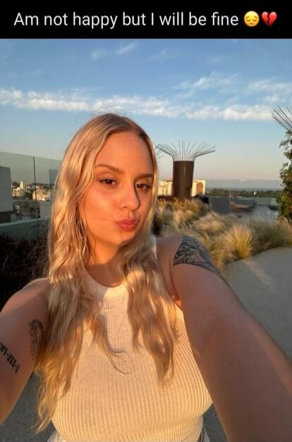 Am not happy but I will be fine😒💔