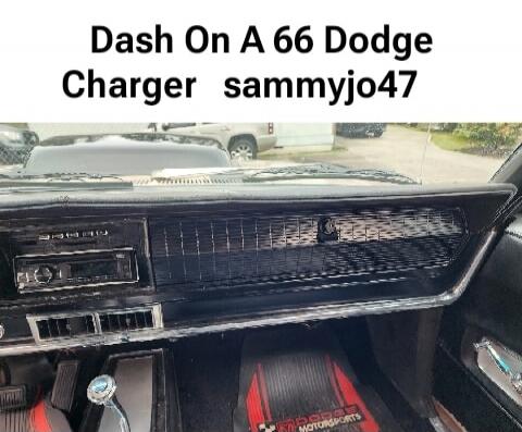 Dash On A 66 Dodge Charger sammyjo47