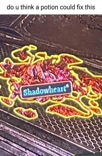 do u think a potion could fix this