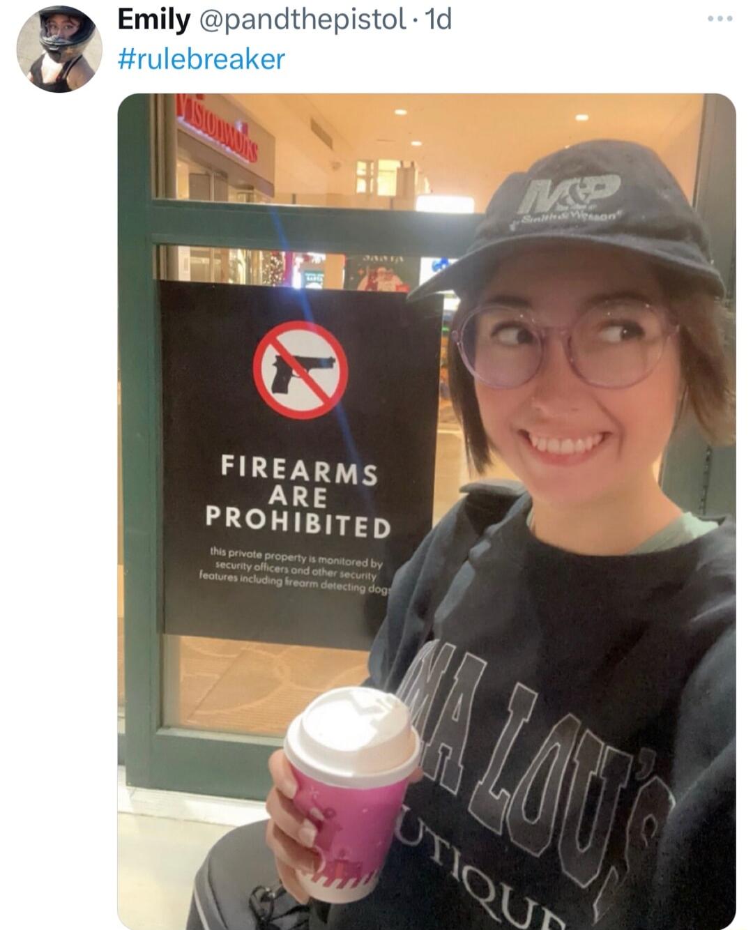 FIREARMS ARE PROHIBITED