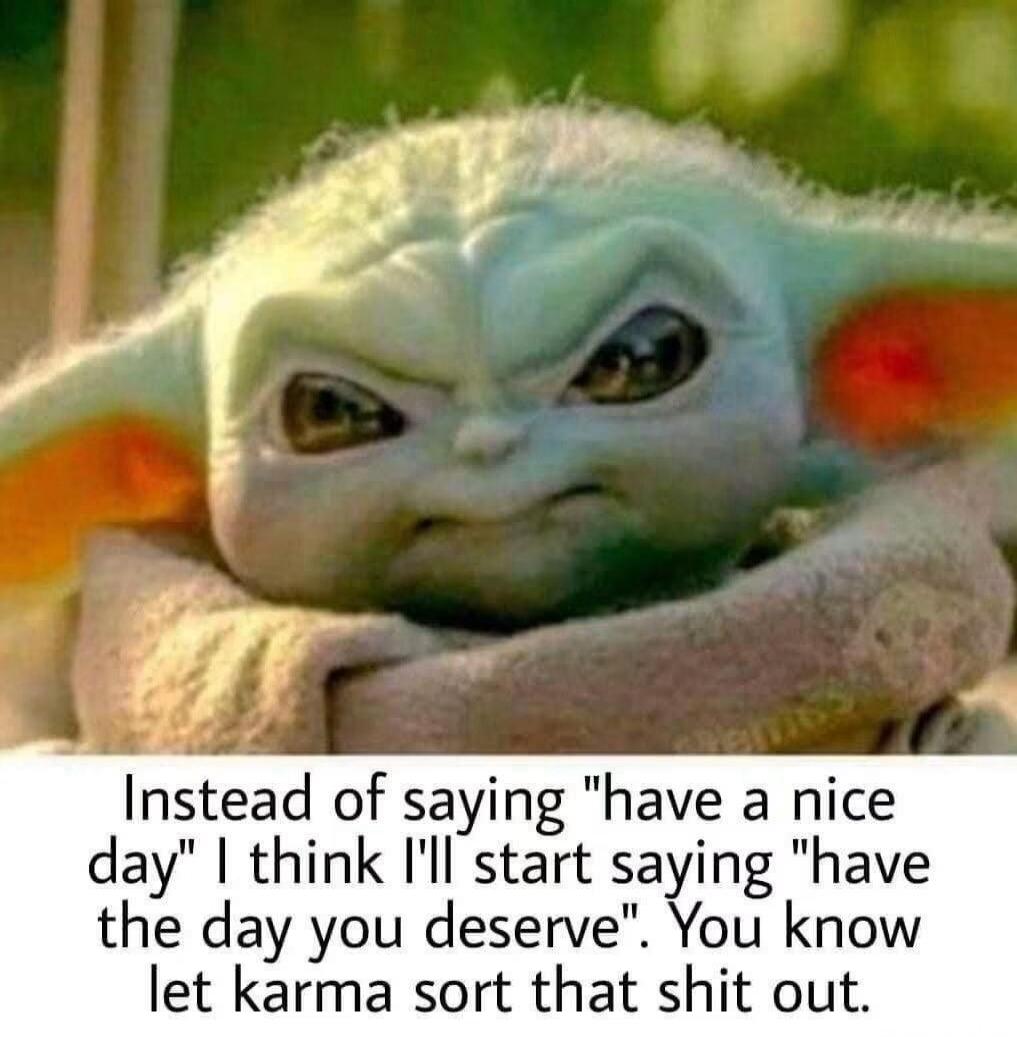 Instead of saying 
