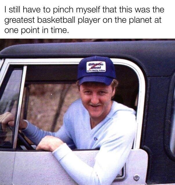 still have to pinch myself that this was the greatest basketball player on the planet at one point in time