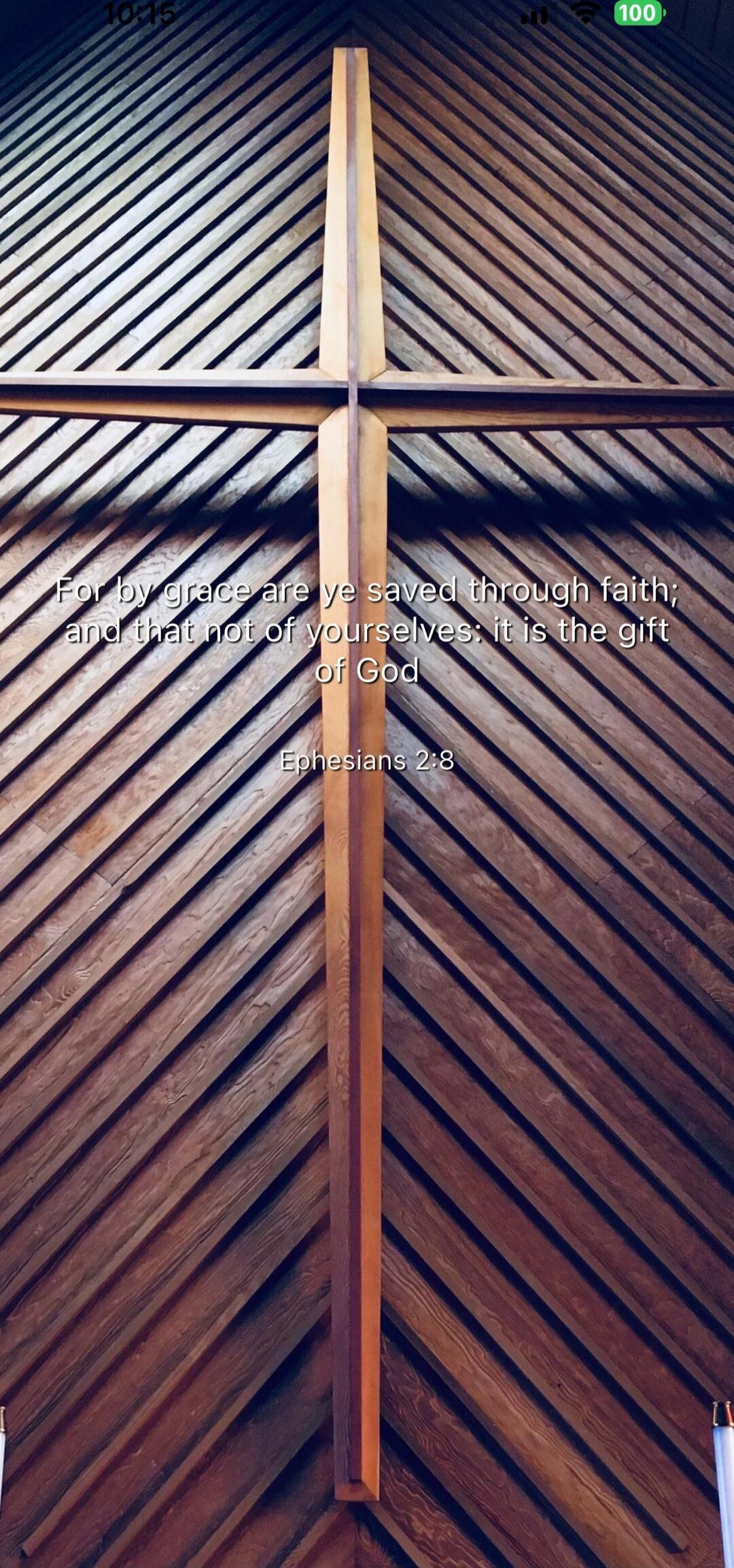 For by grace are ye saved through faith; and that not of yourselves, it is the gift of God
Ephesians 2:8