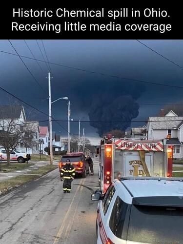 Historic Chemical spill in Ohio Receiving little media coverage
