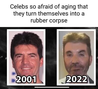 Celebs so afraid of aging that they turn themselves into a rubber corpse