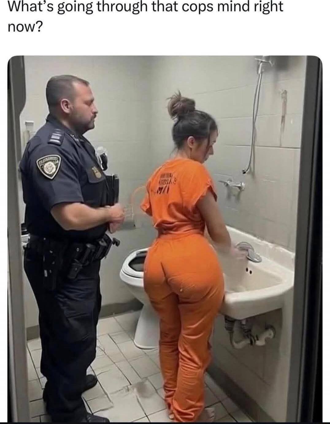 What’s going through that cops mind right now?