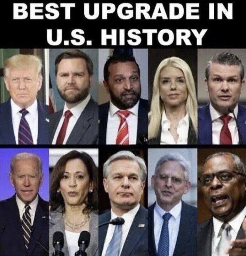 BEST UPGRADE IN U.S. HISTORY