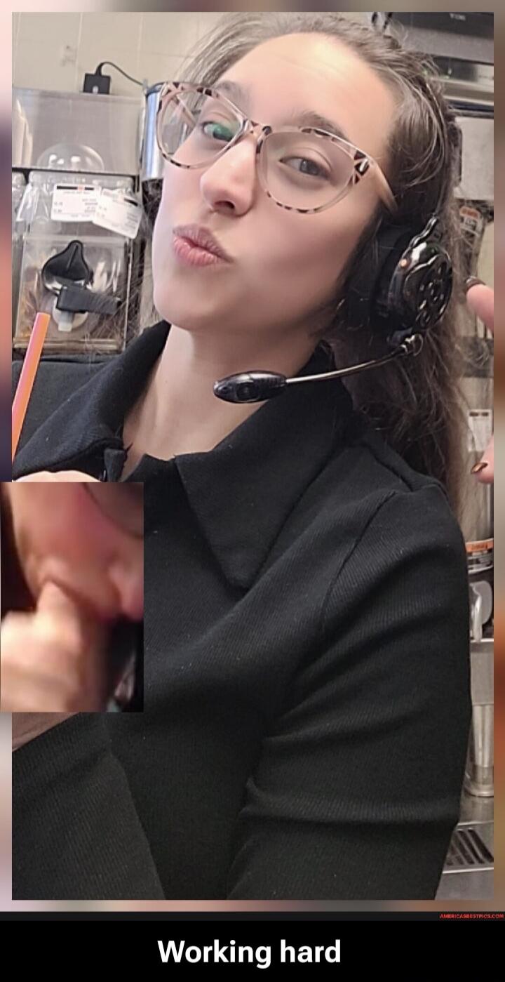 Working hard