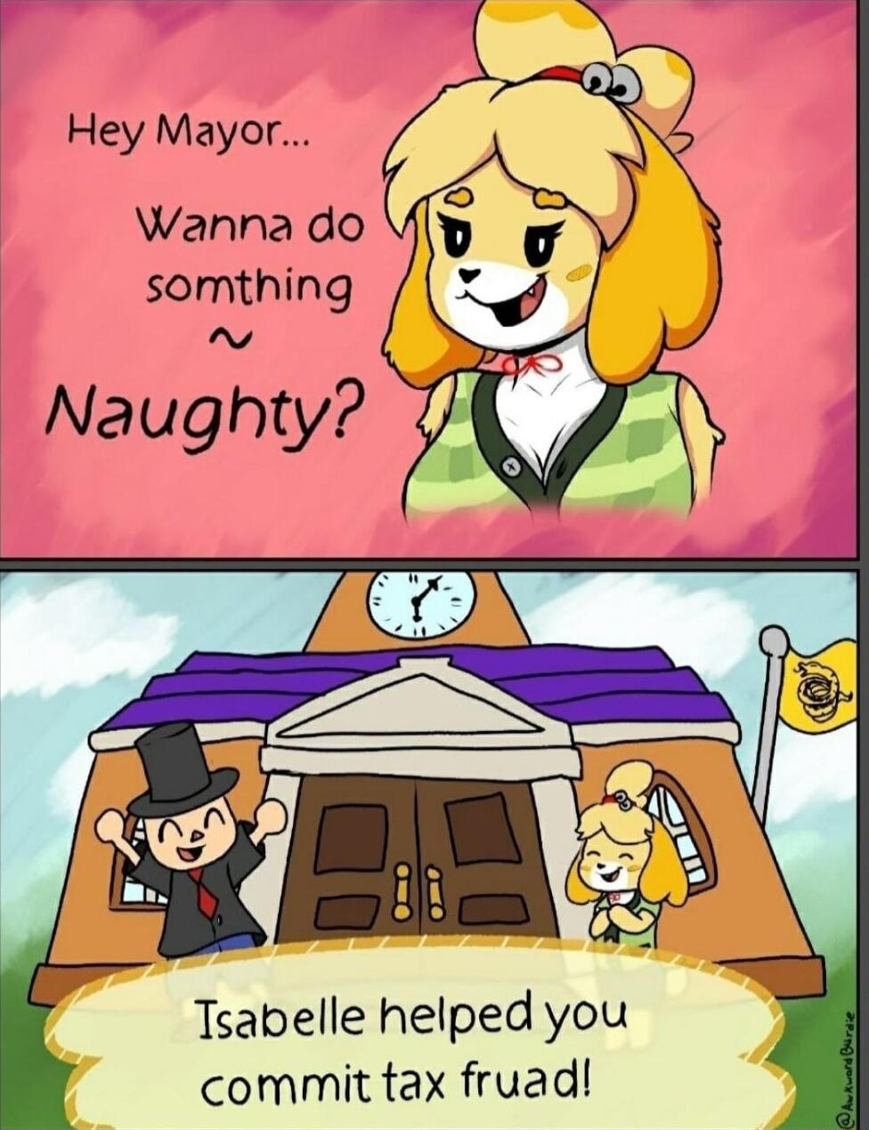 Tsabelle helped you commit tax fruad