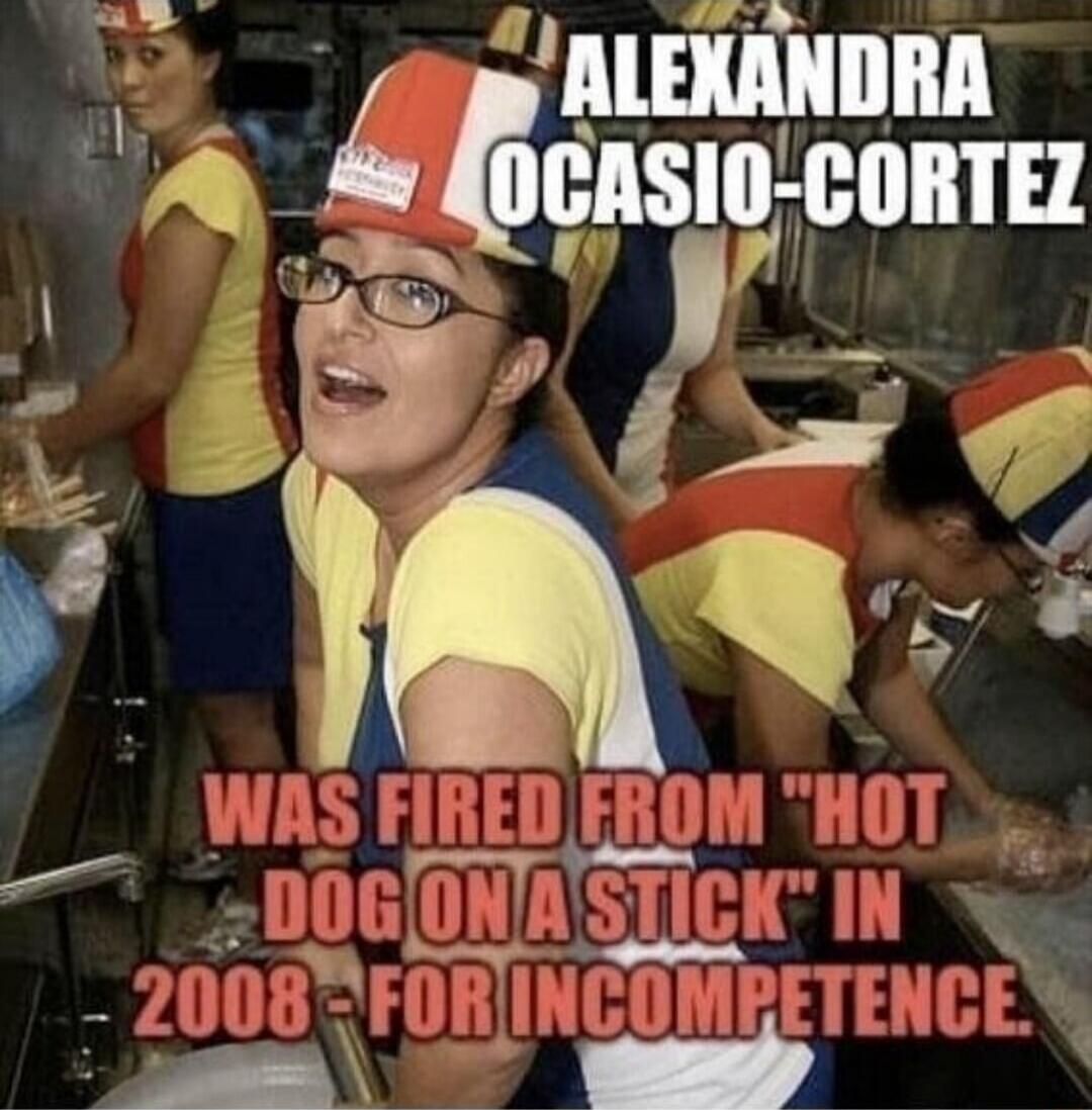 ALEXANDRA OCASIO-CORTEZ WAS FIRED FROM 
