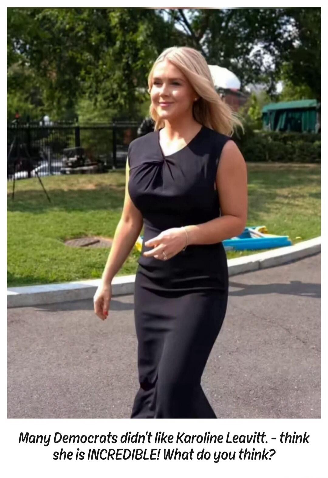 Many Democrats didn't like Karoline Leavitt. - think she is INCREDIBLE! What do you think?