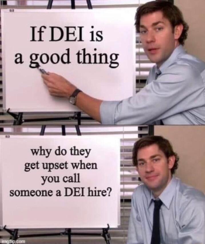 why do they get upset when you call someone a DEI hire