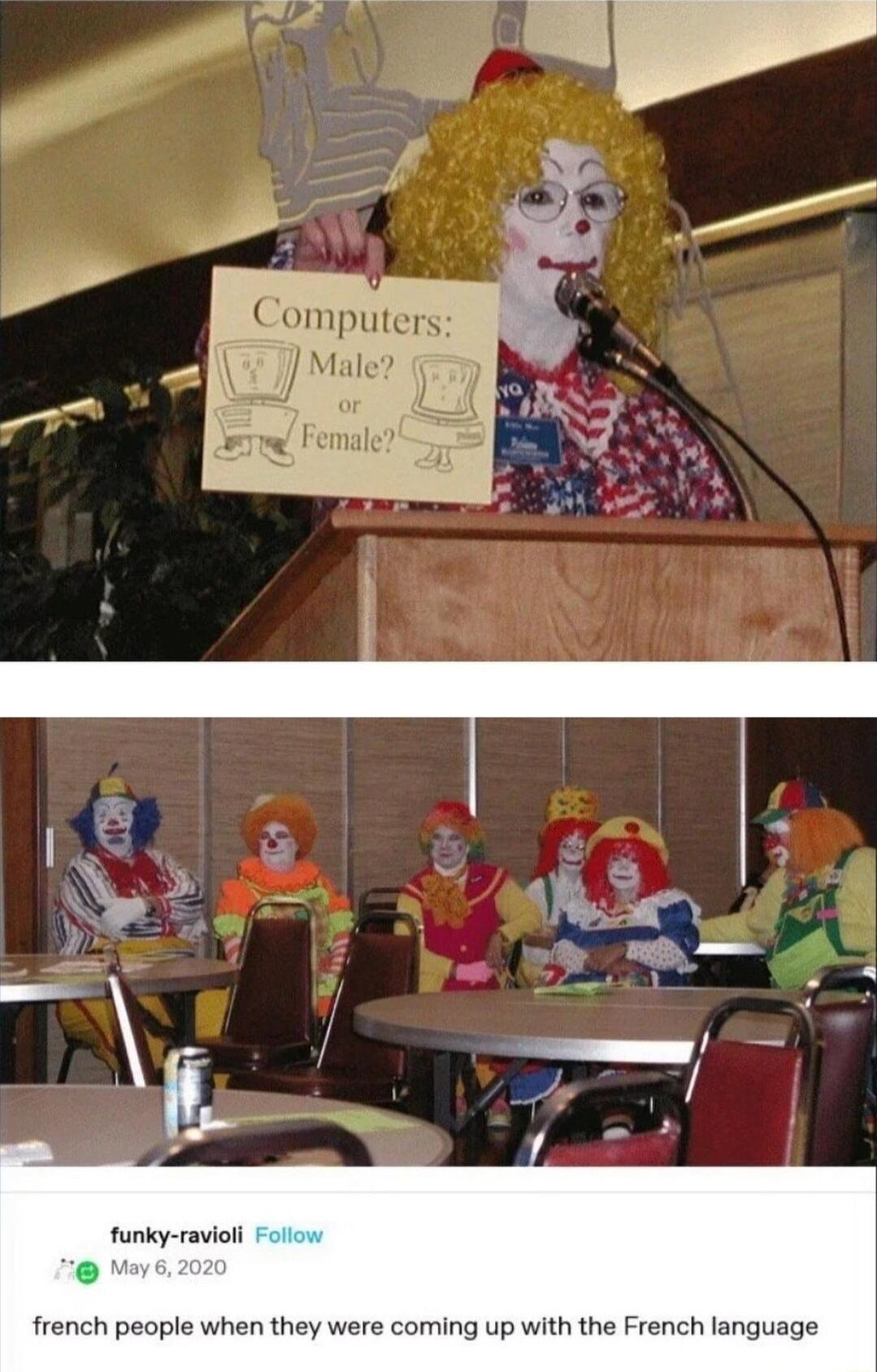 funky ravioli french people when they were coming up with the French language