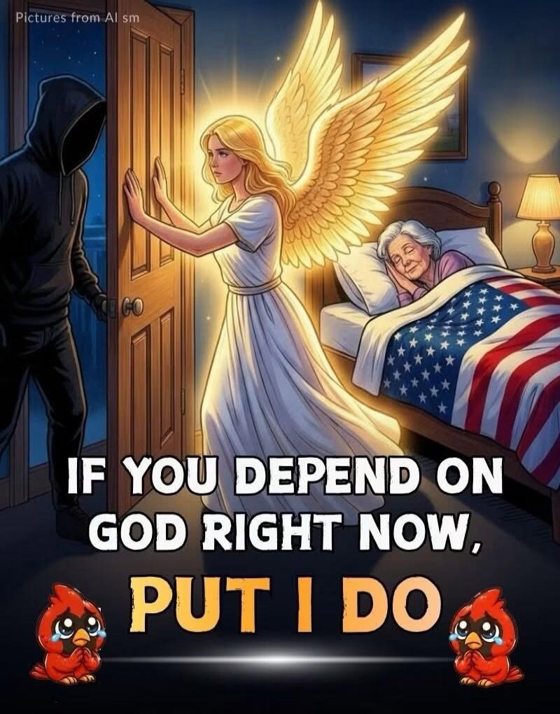 Pictures from AI sm IF YOU DEPEND ON GOD RIGHT NOW, PUT I DO