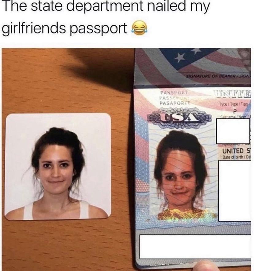 Ine state department nailed my girlfriends passport