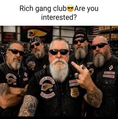 Rich gang club 😎 Are you interested?