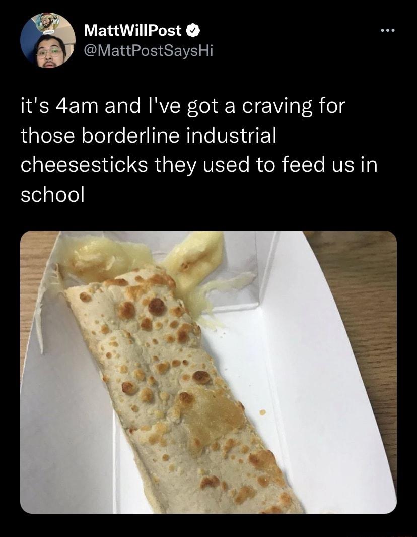 MattWillPost MattPostSaysHi its 4am and Ive got a craving for those borderline industrial l del R I AV IS R o R TT NVESR T Selalelel