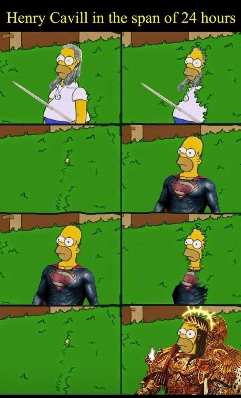 Henry Cavill in the span of 24 hours Lol DU o0t