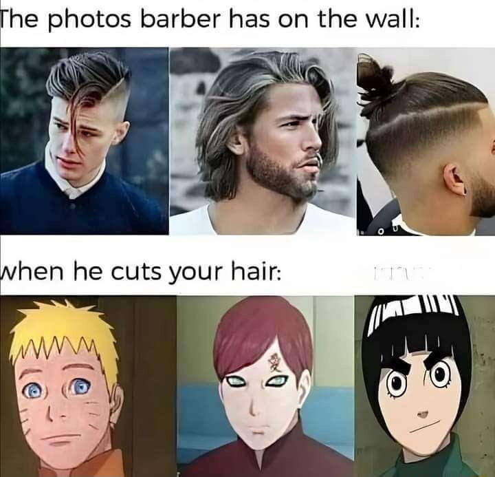 he photos barber has on the wall