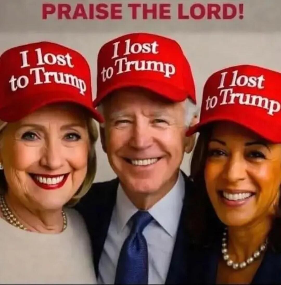 PRAISE THE LORD! I lost to Trump
