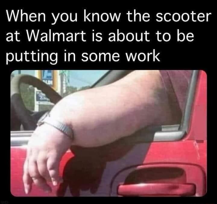 When you know the scooter EIRE ETa I CIE ool Ui i dol o putting in some work