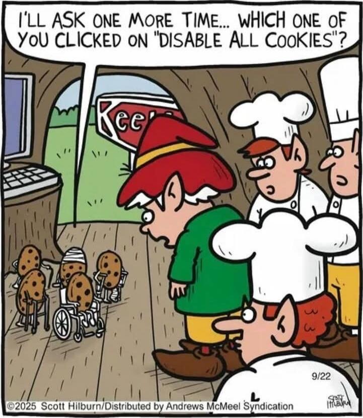 I'LL ASK ONE MORE TIME... WHICH ONE OF YOU CLICKED ON 