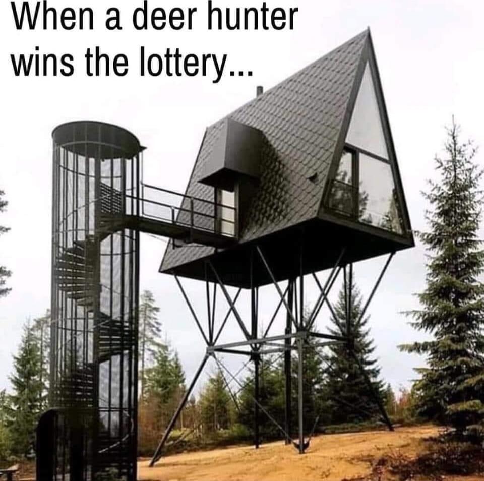 deer hunter wins the lottery