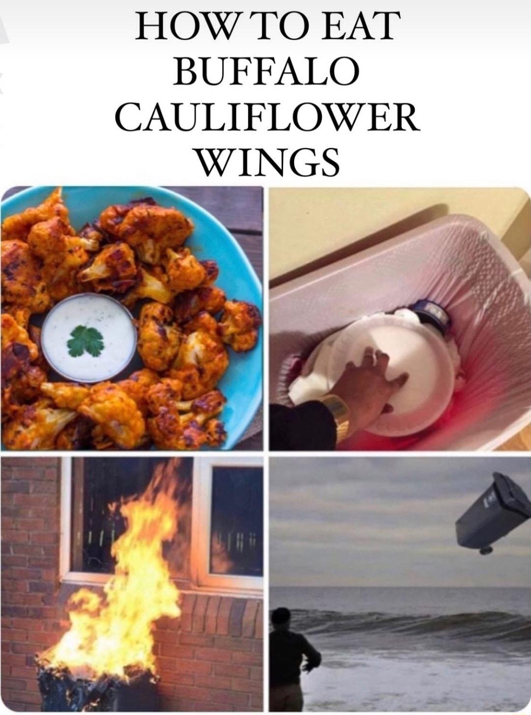 HOW TO EAT BUFFALO CAULIFLOWER