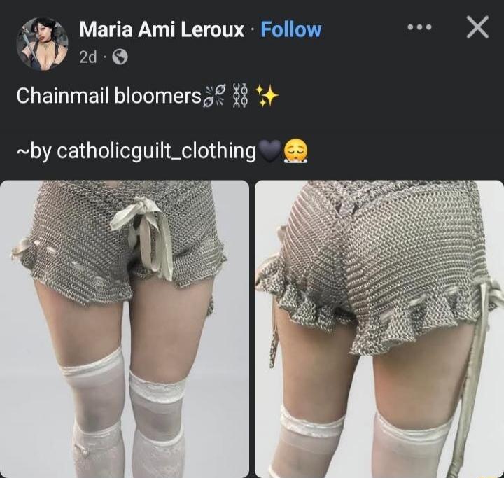 Chainmail bloomers ~by catholicguilt_clothing