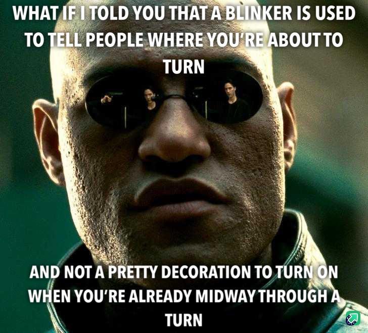 Vs AND NOT APRETTY DECORATION T0 TURNIG WHEN YOURE ALREADY MIDWAY THROU TURN