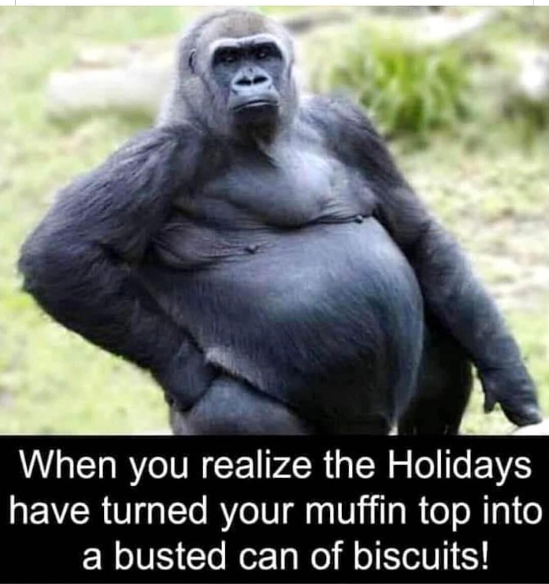 VLI RV CCE PR R g o IO EVE have turned your muffin top into a busted can of biscuits