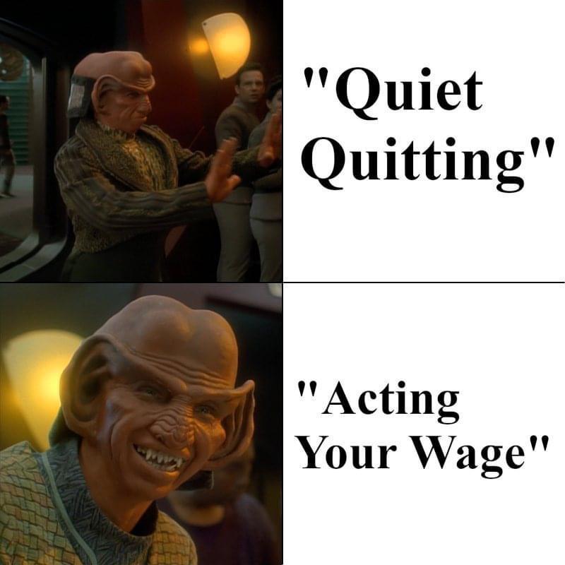 Quiet Quitting Acting Your Wage