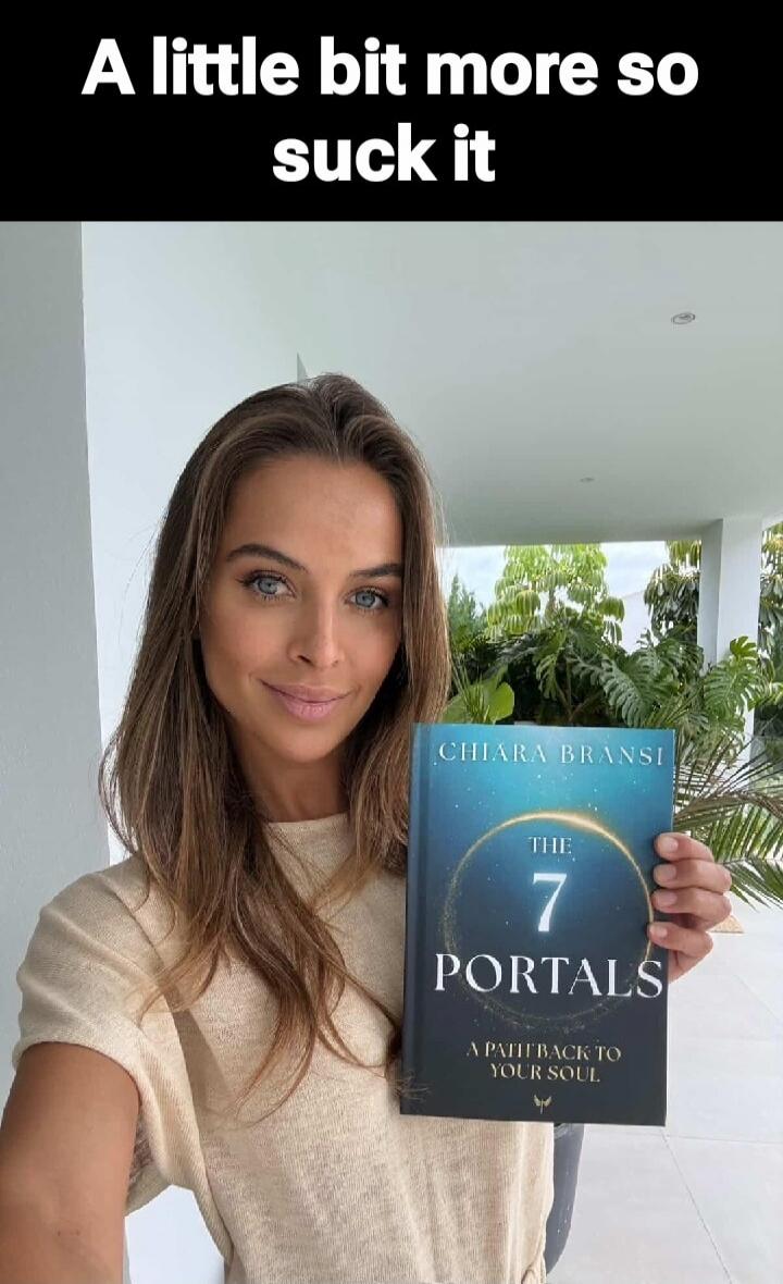 A little bit more so suck it. Chiara Bransi. The 7 Portals. A Path Back to Your Soul.