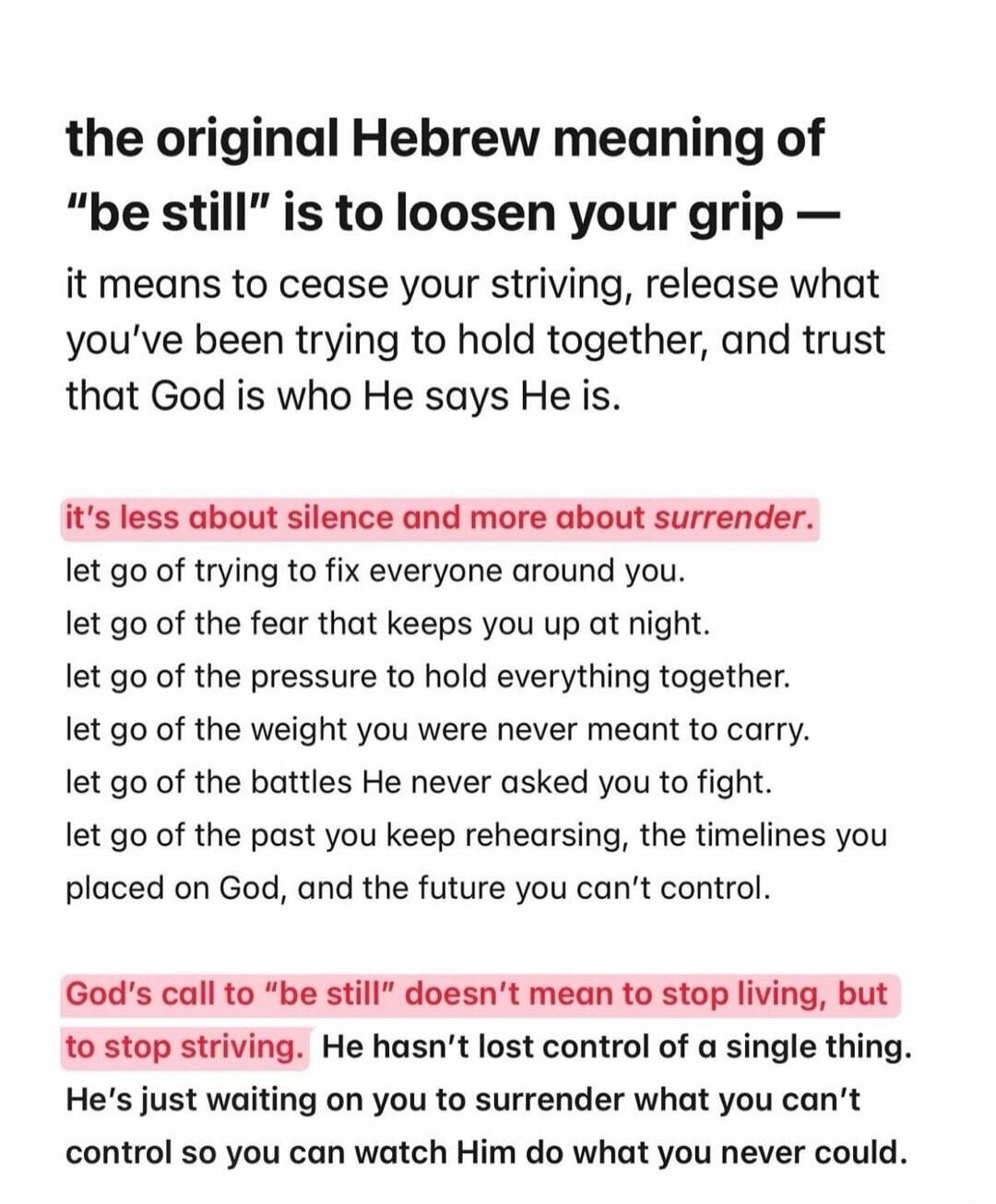 the original Hebrew meaning of 