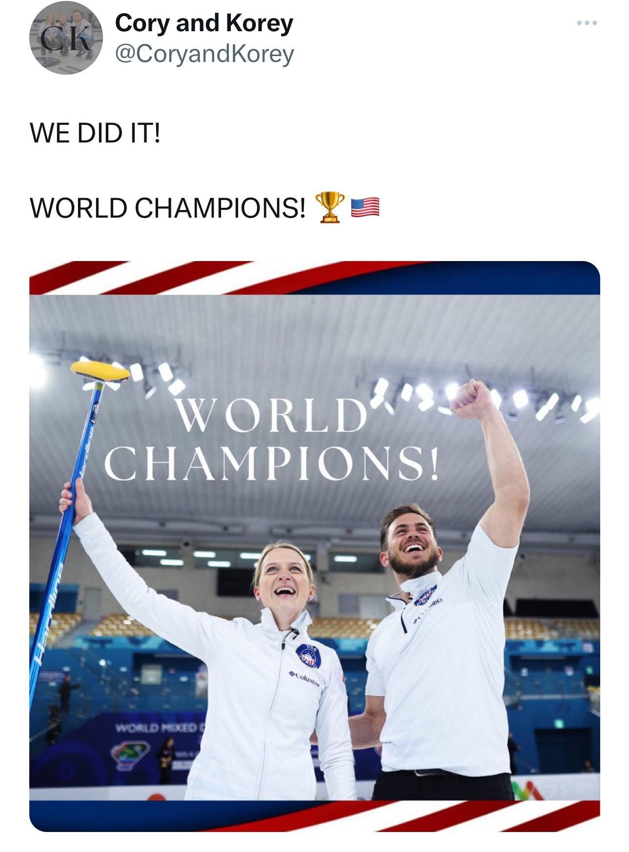 Cory and Korey CoryandKorey WEDIDIT WORLD CHAMPIONS