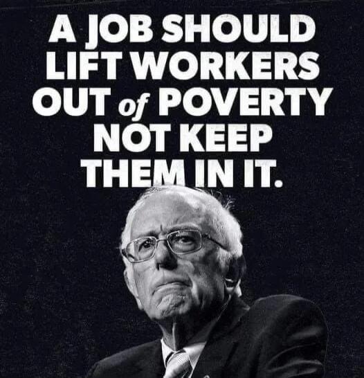 A job should lift workers out of poverty not keep them in it.