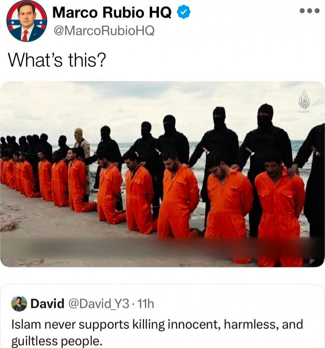What’s this?

Islam never supports killing innocent, harmless, and guiltless people.