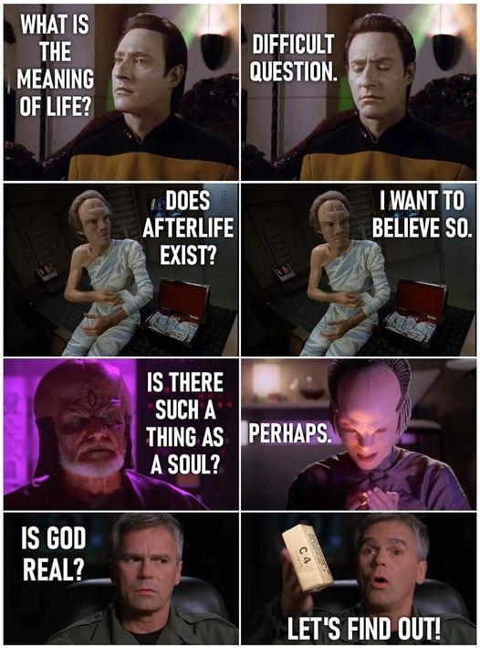 WHATIS THE MEANING OF LIFE j DIFFICULT QUESTION AFfERLIFE DOES WANTTO BELIEVE SO 1S THERE SUCH A THING AS L f AsouL 1S GOD REAL _ LETS FIND OUT