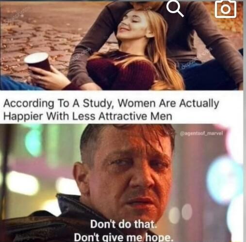 According To A Study Women Are Actually Happier With Less Attractive Men Dont do thats Dont give me hope