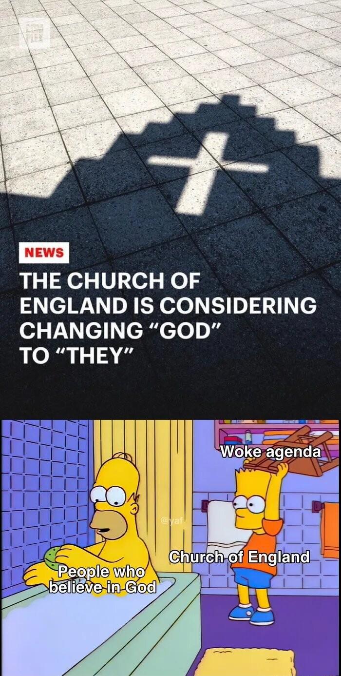 i THE CHURCH OF ENGLAND IS CONSIDERING o V2 e e Rale oo 1 TO THEY