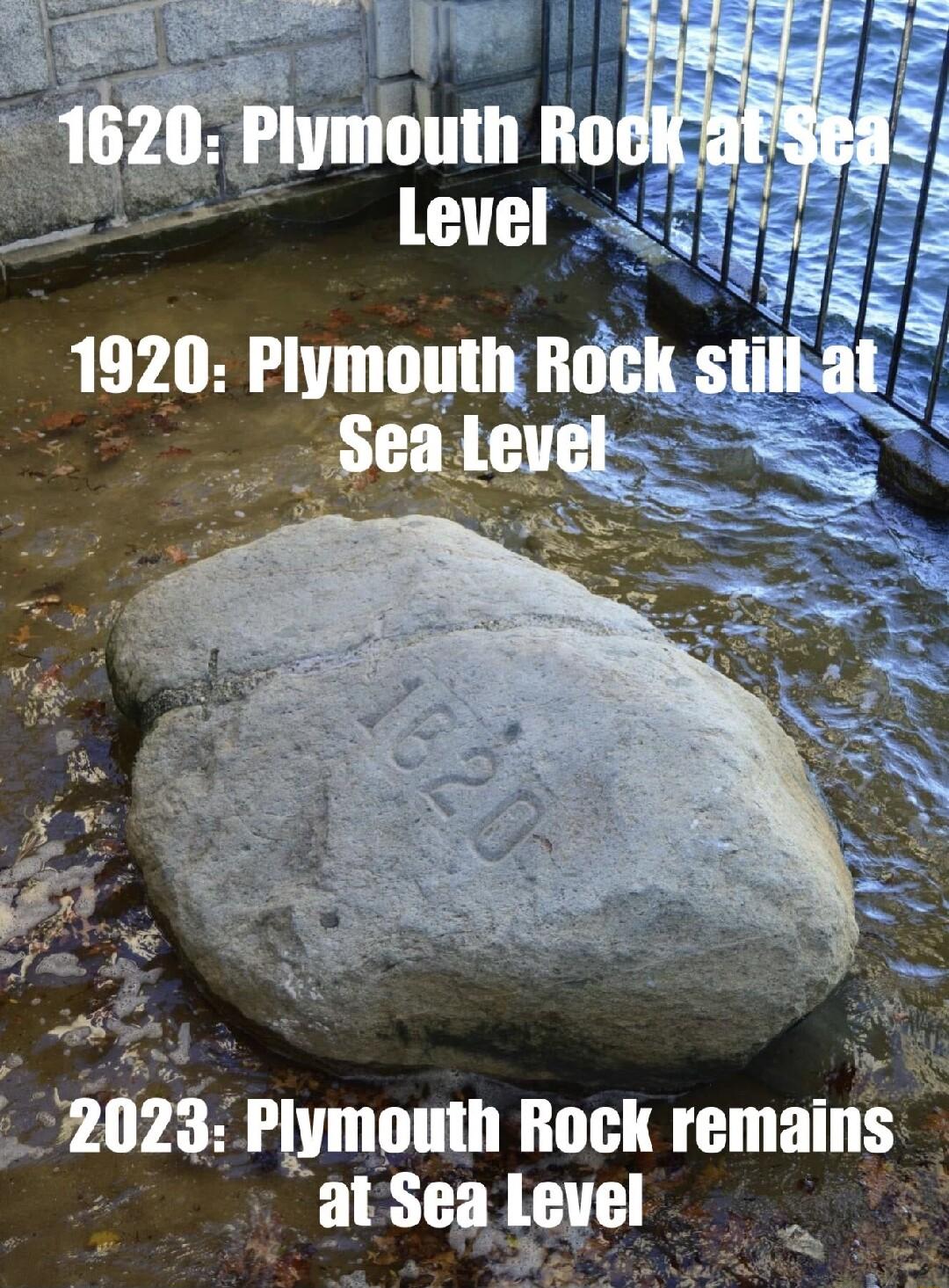 Al 2023 Plymouth Rock remalns oo Sea Level P