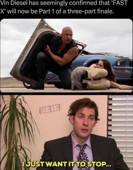 Vin Diesel has seemingly confirmed that FAST X will now be Part 1 of a three part finale